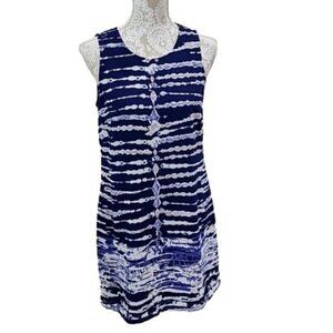 Saint Tropez West dress Mini sheath lined sleeveless vacation womens 6